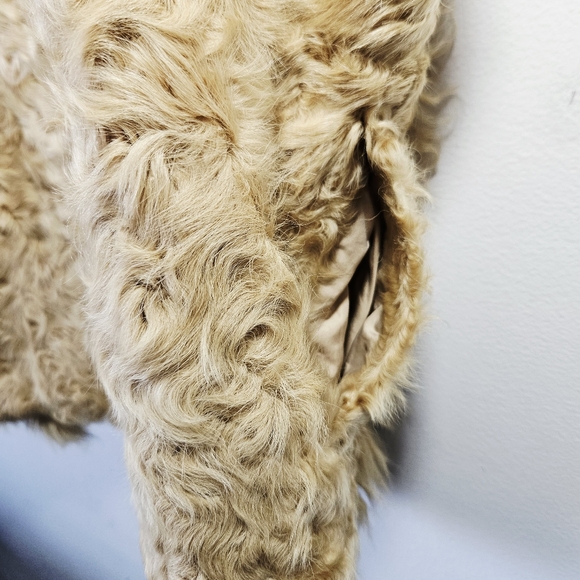 Vintage Shearling Vest in Mustard - Picture 7 of 9